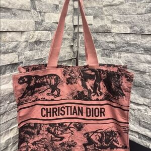 Dior Toile De Jouy Canvas Tote